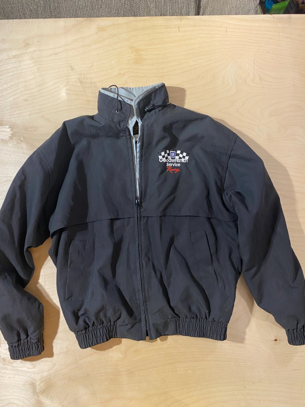 California Imperial Goodwrench Service Racing Black Zip Jacket Large (RO)
